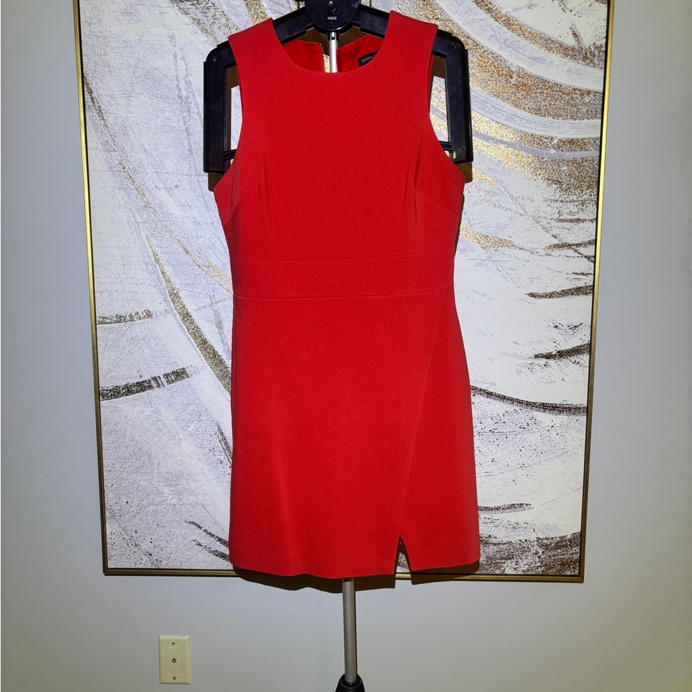 Banana Republic Vibrant Red Mini Dress